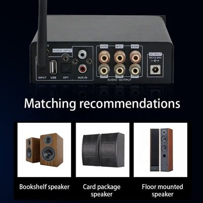TPA3116 디지털 증폭기 100W 스테레오 하이파이 클래스 D 블루투스 5.0 및 알루미늄 합금 가구