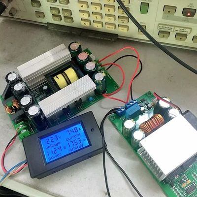 듀얼 출력 1000W LLC 소프트 스위칭 전력 증폭기 보드 ±35V ~ ±80V DIY 오디오 보드 마운트 AC DC 변환기