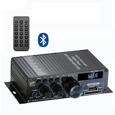 AK-380 2.0 채널 블루투스 v5.0 오디오 증폭기 홈 극장용 100-300W 출력 전력
