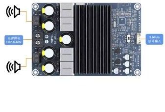 TPA3255 2x300W 고전력 듀얼 채널 스테레오 오디오 증폭기 디지털 전력 증폭기 보드