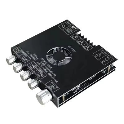 ZK-AS21 2.1 채널 오디오 증폭기 모듈 TPA3255 서브우퍼 220WX2+350W 220WX2+350W 증폭기 보드 ZK-AS21