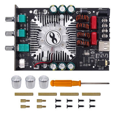 ZK-1602T 2*160W 2.0 채널 클래스 d 오디오 스테레오 증폭기 보드 바스 AMP TDA7498E BT 5.0 서브우퍼 증폭기 보드 ZK-1602T
