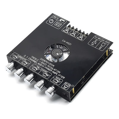 ZK-AS21 2.1 채널 디지털 전력 증폭기 보드 모듈 220W*2+350W 높은 낮은 음향 서브우퍼 TPA3255 BT 홈 오디오 AS21