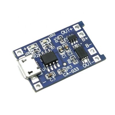 CA-033 듀얼 함수 1A 리?? 이온 리?? 배터리 충전 모듈 18650 TP4056 표준과 함께 마이크로 타입 c USB 5V 충전판