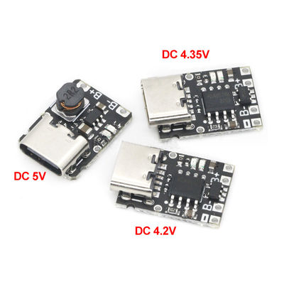 5V 충전 및 방하 통합 모듈 3.7V 4.2V 18650 리?? 배터리 충전 부스 전원 보드 보호 유형-c