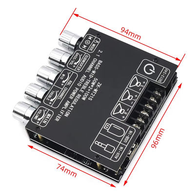 2.1 채널 서브우퍼 AUX 12V 24V 오디오 스테레오 5.1 바스 디지털 전력 증폭기 보드 ZK-MT21S DC 어댑터 2x50W 100W