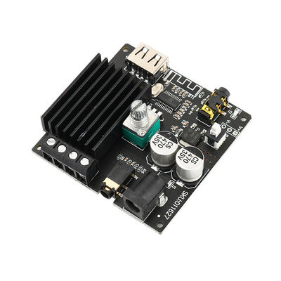 BT 5.0 디지털 전력 증폭기 보드 100W * 2 스테레오 미니 DIY 오디오 모듈 U 디스크 및 AUX 입력 지원