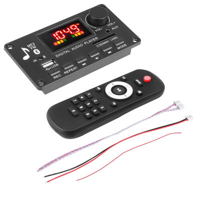 80W 증폭기 보드 블루투스 5.0 MP3 디코더 보드 자동차 오디오용 DC 5V-26V 전원 범위