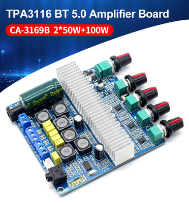 TPA3116D2 2.1 채널 앰프 보드 2x50W+100W 스테레오 오디오