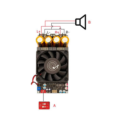 크레탈 zk-3002 300W 스테레오 증폭기 보드 2.0 채널