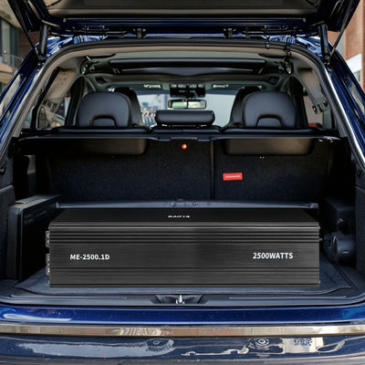 Class D 자동차 오디오 파워 앰프 RMS 2500Wrms 1옴 임피던스 SPL 모노 파워 앰프 (크로스오버 포함)