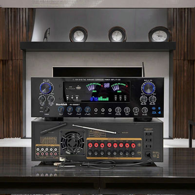 AV-8888BT 프로페셔널 7.1 채널 2000W 초고전력 가정 극장 증폭기 BT 무선 가정 KTV 서라운드 사운드 시스템