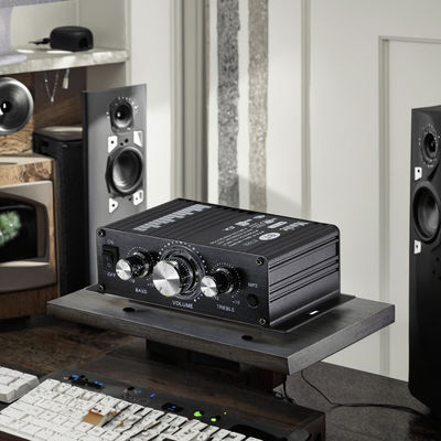 BT-888 미니 12V 가정용 앰프 20W+20W BT 무선 소형 금속, 해외 무역 크로스보더용 핫셀링