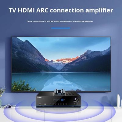 2.0 채널 고출력 100W 무선 가라오케 앰프 BT 무손실 디코딩 HDML ARC 광섬유 동축 전자 부품 재고