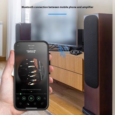 2.0 채널 고출력 100W 무선 가라오케 앰프 BT 무손실 디코딩 HDML ARC 광섬유 동축 전자 부품 재고