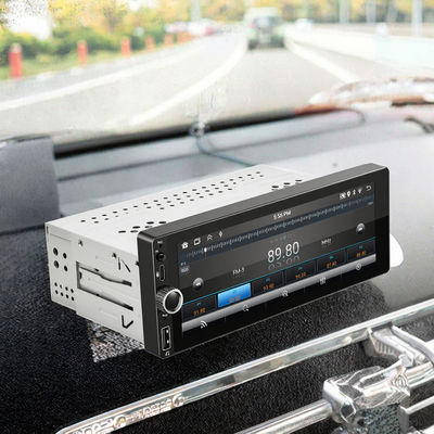 싱글 딘 6.86 인치 카플레이 / 안드로이드 자동차 라디오 터치 스크린 LCD USB 연결 대시보드 배치