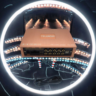 핫 셀링 4*50W 클래스 AB 카 오디오 앰프 4채널 DSP 크로스오버 서브우퍼 앰프 오토 파워 (컨트롤 패널 제외)