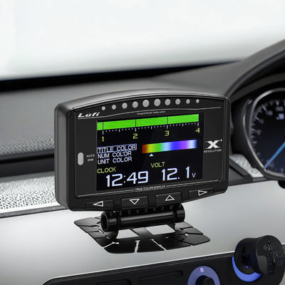 리볼루션 OBD2 스마트 디지털 자동차 가이어 터보 경보와 함께 RPM 멀티 미터 자동차 OBD 자동차 경보