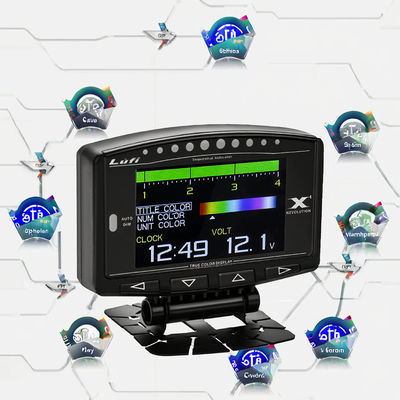 리볼루션 OBD2 스마트 디지털 자동차 가이어 터보 경보와 함께 RPM 멀티 미터 자동차 OBD 자동차 경보