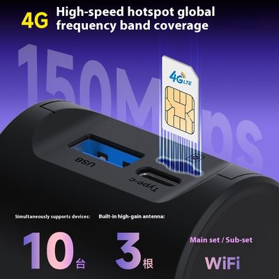 고속 65W 차량용 충전기 4G WiFi6 고속 충전 Type-C + USB 멀티 기기 호환 1년 보증 자동차 전자 제품