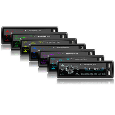 크레탈 M10 듀얼 USB 자동차 MP3 플레이어 BT 무선 터치 스크린 컬러풀 라이트 카드 슬롯 U 디스크 라디오 통합 손 무료