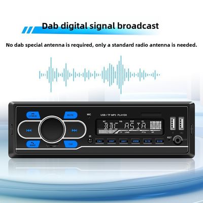 Creatall 12V 단기통 자동차 MP3 플레이어 무손실 음악 블루투스 USB 카드 리더 DAB 라디오 차량용 충전기 특별 할인