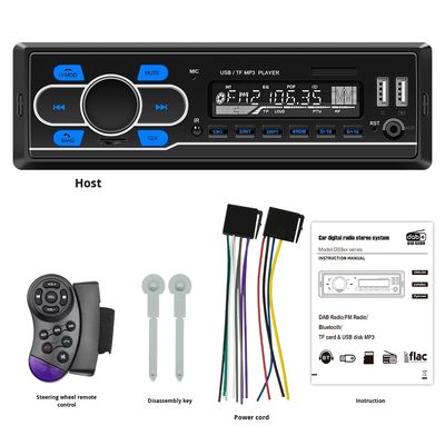 Creatall 12V 단기통 자동차 MP3 플레이어 무손실 음악 블루투스 USB 카드 리더 DAB 라디오 차량용 충전기 특별 할인