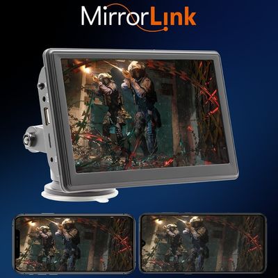 크레탈 7인치 휴대용 무선 카플레이 MP5 플레이어 블루투스 새 크로스 국경 멀티미디어 카드 슬롯 헤드 유닛 WAV를 지원합니다