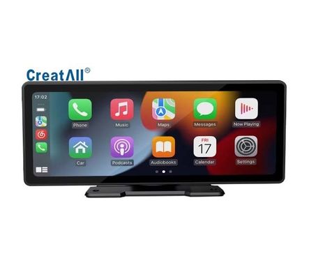 Creatall 10.26인치 Carplay 휴대용 화면 MP5 내비게이션 후진 연동 BT 무선 카 플레이어 USB 대시보드