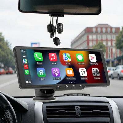 Creatall 휴대용 10.26인치 HD 화면 MP5 플레이어 무선 카플레이 블루투스 대시보드 장착 스테레오 안드로이드 오토 레코더