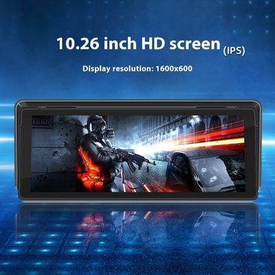 Creatall 10.26인치 휴대용 차량 MP5 플레이어 (BT HD 후방 카메라 FM 송신기 무선 CarPlay 대시보드)