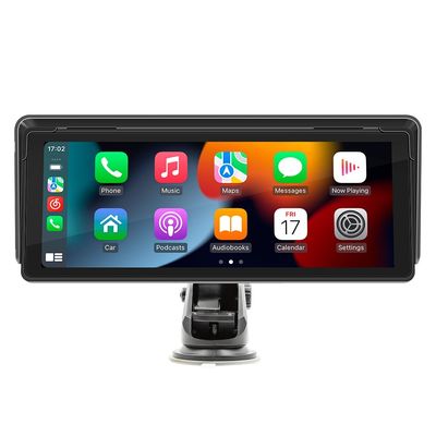 Creatall 10.26인치 휴대용 차량 MP5 플레이어 (BT HD 후방 카메라 FM 송신기 무선 CarPlay 대시보드)