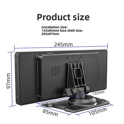 크레탈 크로스보더 10.26인치 대형 LCD 화면 카플레이 내비게이션 고화질 역사진 USB 연결 BT 플레이어