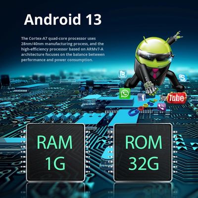 크레탈 7인치 안드로이드 GPS 자동차 내비게이션 HD 블루투스용 대형 화면 카플레이 후퇴 카메라 폭스바겐 USB 호환