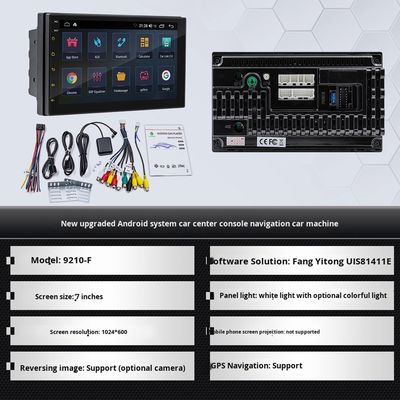 Creatall 7/9/10인치 중앙 제어 자동차 안드로이드 GPS 내비게이션 스마트 BT 와이파이 인터넷 올인원 대시보드 머신