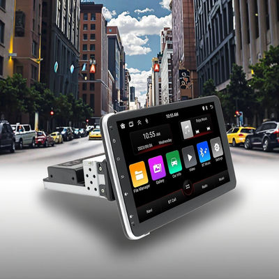 크레탈 10.1 인치 중앙 제어 자동차 안드로이드 GPS 내비게이션 단위 카플레이 BT USB 360도 회전 화면 단일 헤드