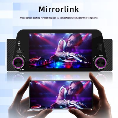 크레탈 싱글 실린더 5인치 스마트 포 BT 자동차 MP5 플레이어 무선 카플레이 / 자동 내비게이션 대시보드 역 연결