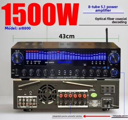 SR-8800 5.1 채널 홈 앰플리퍼 개인 폼 및 OEM 브랜드 사용자 정의