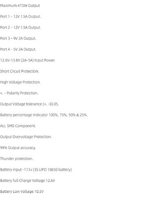 CA-403S 미니 라우터 40W 출력 11.1V 배터리 입력 및 단회로 보호 장치