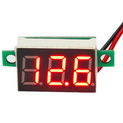 0.28inch 0.36inch LED Digital Voltmeter Ammeter Plastic Car Voltage Current Meter Red Volt Detector Tester Monitor Panel