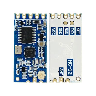 HC-12 SI4438 Wireless Module Long-Range 433 MHz Wireless Serial Port Module with UART Interface Made in China