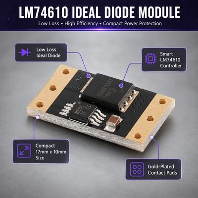 XL74610 Ideal Diode Module Adopts LM74610 Chip for Smart Diode Controller Simulation Rectifier Board Reverse Polarity Protection