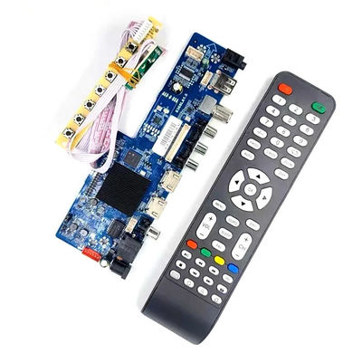 유니버설 32인치 1+8G 스마트 LED TV 회로판 12V 전압의 PCB 기반 메인보드
