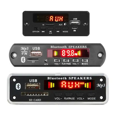 블루투스 5.0 MP3 디코더 보드 100W 전력 및 USB TF FM AUX의 멀티 포맷 지원