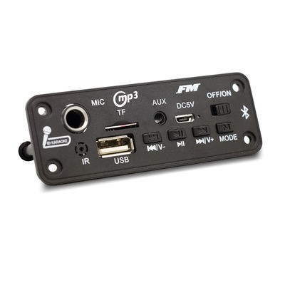 2X3W BT 5.0 카드 스타일 디코더 보드 오디오 FM 라디오 전자 책 읽기 및 화면 쉬운