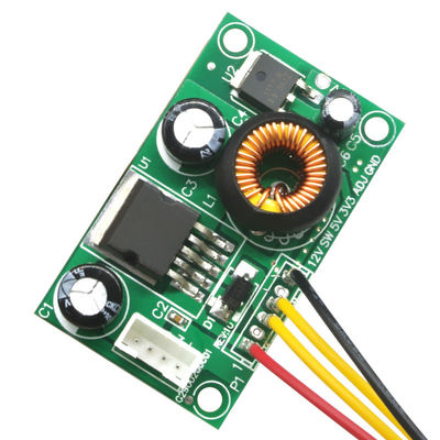 12V에서 5V에서 3.3V 전선으로 LCD 전원 공급 모듈 DC-DC 단계 다운 변환판