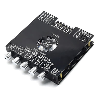 CA-AS21 2.1 채널 BT 서브우퍼 증폭기 오디오 보드 2*220W+350W 12-24V AMP