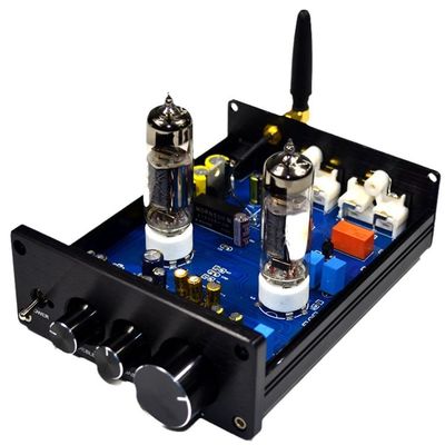 오디오파일 HIFI 진공관 프리앰프 6J5 QCC3034, BT 5.1 무선 홈 앰프용, 저음 및 고음 조절 프리앰프