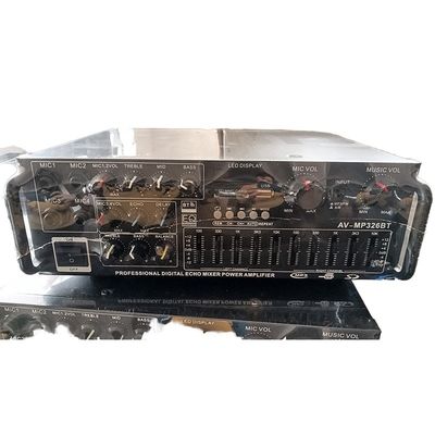 AV-326BT 2채널 미니 스타일 220V/110V 가정용 증폭기 800W 전력 BT 무선 자동차 오디오 스테이지 음질