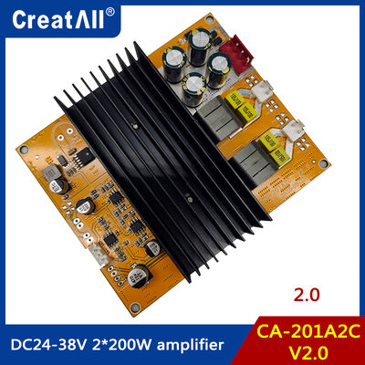 CA-201A2C V2.0 TPA3251HIFI 디지털 증폭기 보드 2x200W 역전력 공급 및 과열 보호 장치로 고전력 스테레오 오디오 증폭기
